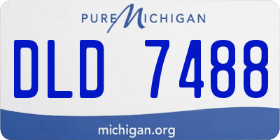 MI license plate DLD7488