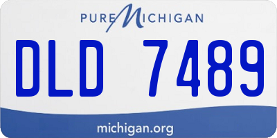 MI license plate DLD7489