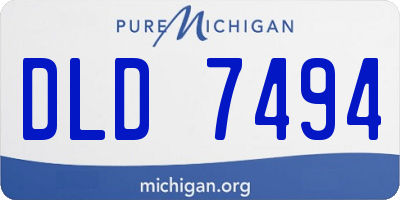 MI license plate DLD7494