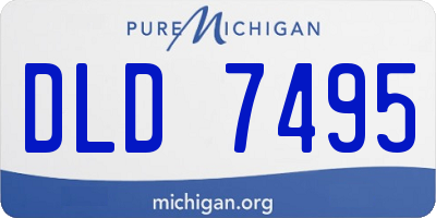 MI license plate DLD7495
