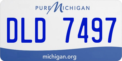 MI license plate DLD7497