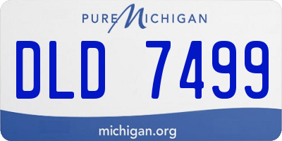 MI license plate DLD7499