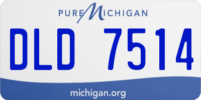 MI license plate DLD7514