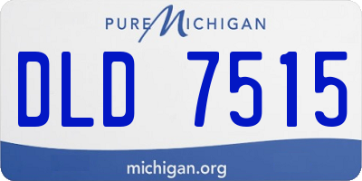 MI license plate DLD7515