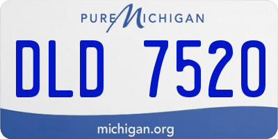 MI license plate DLD7520