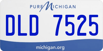 MI license plate DLD7525