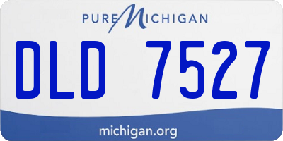 MI license plate DLD7527