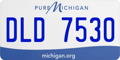 MI license plate DLD7530