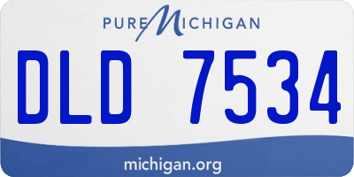 MI license plate DLD7534