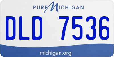 MI license plate DLD7536