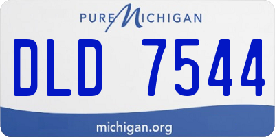 MI license plate DLD7544