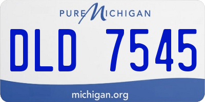 MI license plate DLD7545