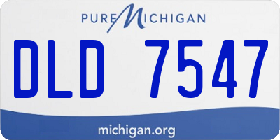 MI license plate DLD7547
