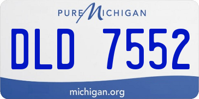 MI license plate DLD7552