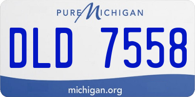 MI license plate DLD7558