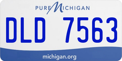 MI license plate DLD7563