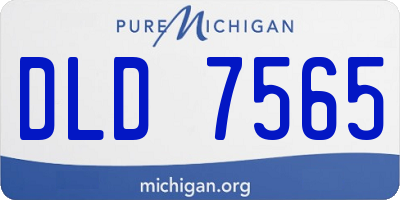 MI license plate DLD7565