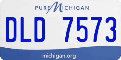 MI license plate DLD7573