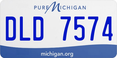 MI license plate DLD7574