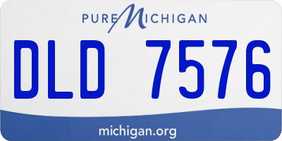 MI license plate DLD7576