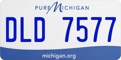 MI license plate DLD7577