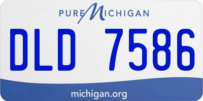 MI license plate DLD7586