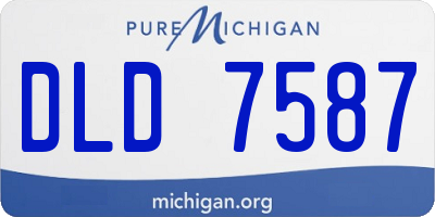 MI license plate DLD7587