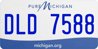 MI license plate DLD7588