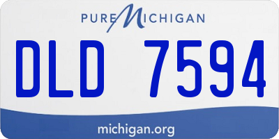 MI license plate DLD7594