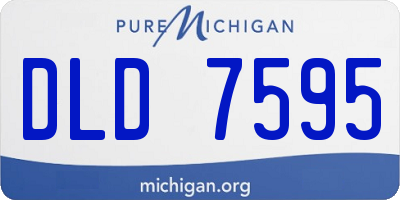 MI license plate DLD7595