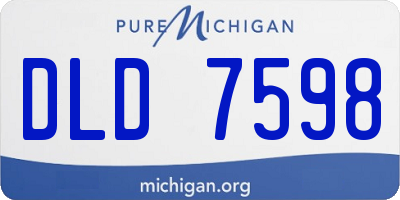 MI license plate DLD7598