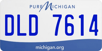 MI license plate DLD7614