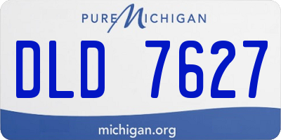 MI license plate DLD7627