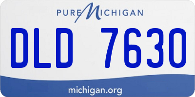 MI license plate DLD7630
