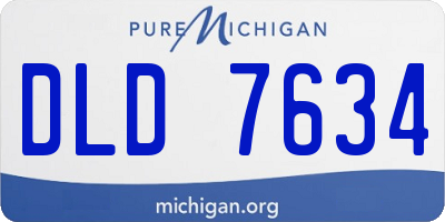 MI license plate DLD7634