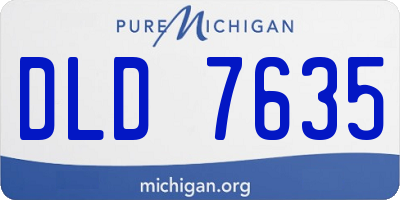 MI license plate DLD7635