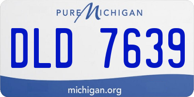 MI license plate DLD7639
