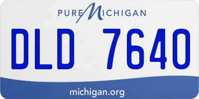 MI license plate DLD7640