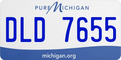 MI license plate DLD7655