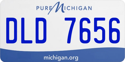 MI license plate DLD7656
