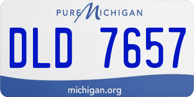 MI license plate DLD7657