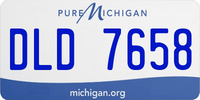 MI license plate DLD7658