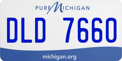 MI license plate DLD7660