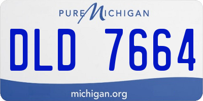 MI license plate DLD7664