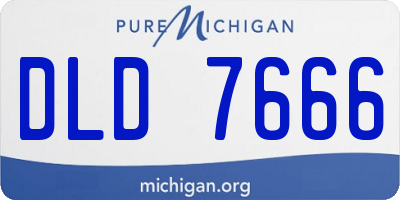 MI license plate DLD7666