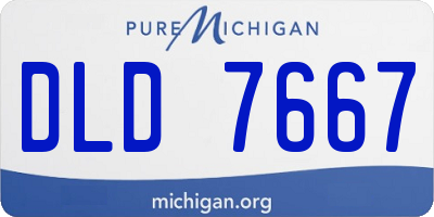 MI license plate DLD7667