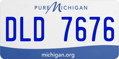 MI license plate DLD7676