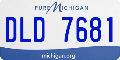MI license plate DLD7681
