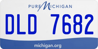 MI license plate DLD7682