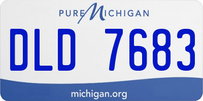 MI license plate DLD7683